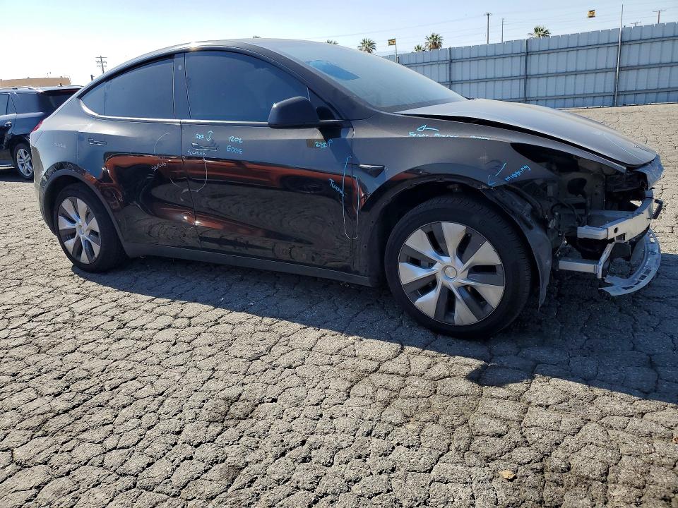 2021 Tesla Model y VIN 5YJYGDEE0MF146688 COPART salvage auction — FRONT END, Ca - Salvage Certificate, sold $7,500 on 2026-07-20 (photo 4)