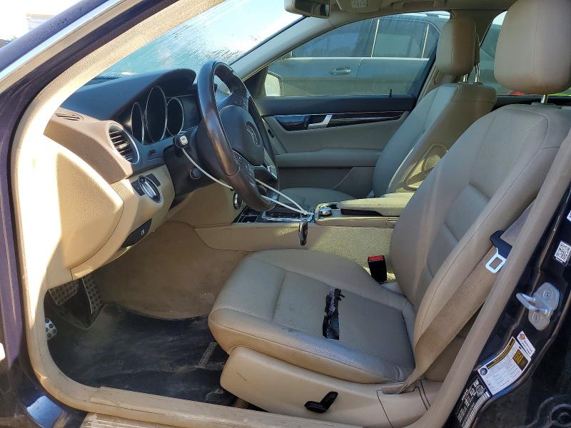 2014 Mercedes-benz C-klasse VIN WDDGF8AB3EA965860 COPART salvage auction — FRONT END, On - Permit Salvage, sold $1,800 on 2026-07-14 (photo 7)