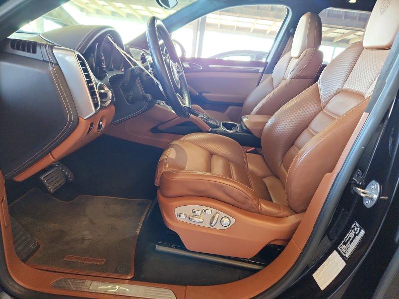 2017 Porsche Cayenne VIN WP1AC2A26HLA97026 COPART salvage auction — FRONT END, Ca - Salvage Certificate, sold $21,600 on 2026-09-21 (photo 7)
