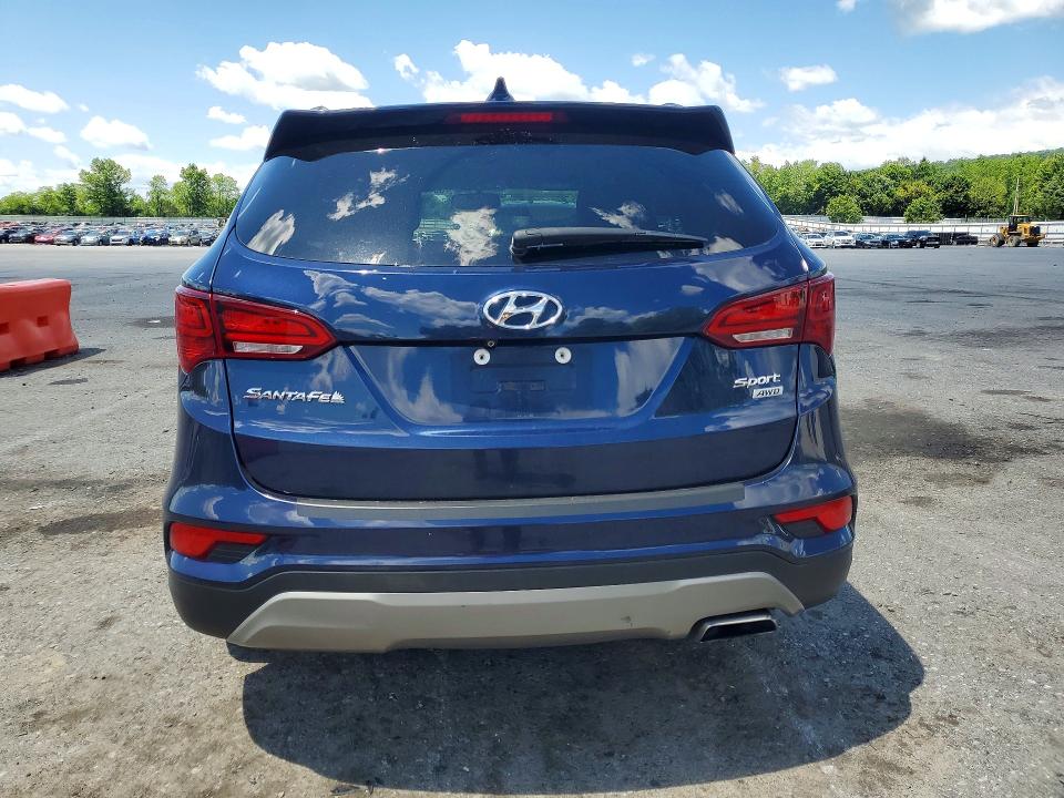 2017 Hyundai Santa fe VIN 5XYZUDLB7HG484609 COPART salvage auction — FRONT END, Pa - Certificate Of Salvage, sold $2,250 on 2026-07-28 (photo 6)