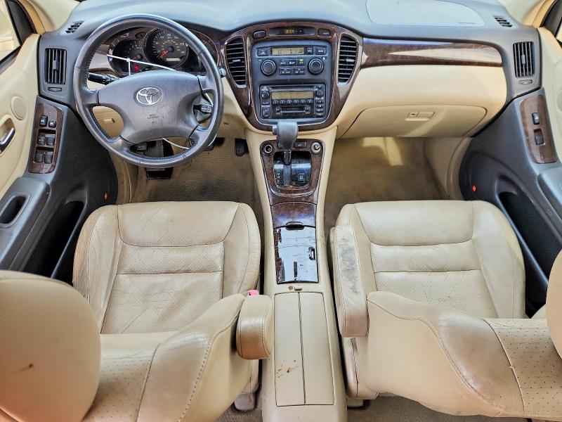 2003 Toyota Highlander VIN JTEGF21AX30097529 COPART salvage auction — FRONT END, Tx - Salvage Vehicle Title, sold $700 on 2026-07-21 (photo 8)