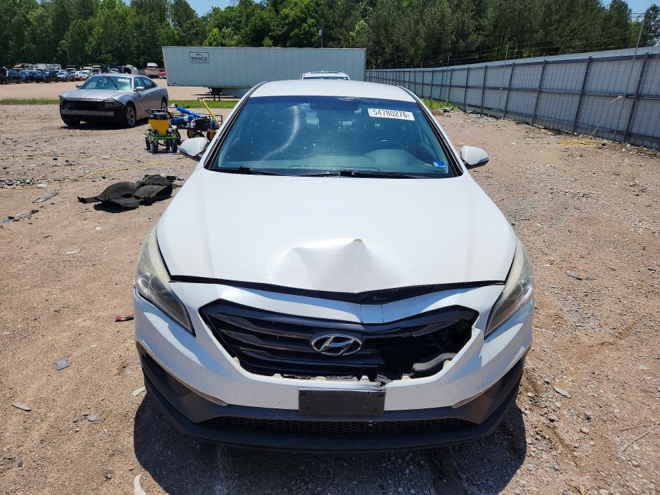 2015 Hyundai Sonata VIN 5NPE34AF3FH082809 COPART salvage auction — FRONT END, Va - Cert Of Title - Salvage, sold $1,500 on 2026-07-06 (photo 5)