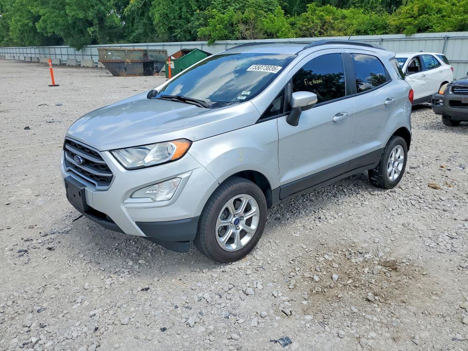 2019 Ford Ecosport VIN MAJ6S3GL7KC307386 COPART salvage auction — Burn Interior, Mo - Salvage Certificate Of Title, sold $175 on 2026-07-28 (photo 1)