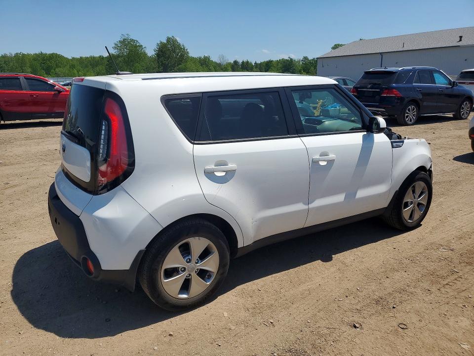 2015 Kia Soul VIN KNDJN2A20F7197270 COPART salvage auction — FRONT END, Oh - Cert Of Title-Salvage, sold $400 on 2026-07-06 (photo 3)