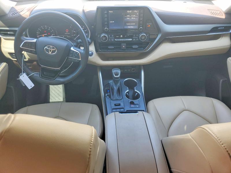 2021 Toyota VIN 5TDGZRBH2MS130974 COPART salvage auction — FRONT END, Ga - Cert Of Title-Salvage, sold $18,300 on 2026-07-10 (photo 8)