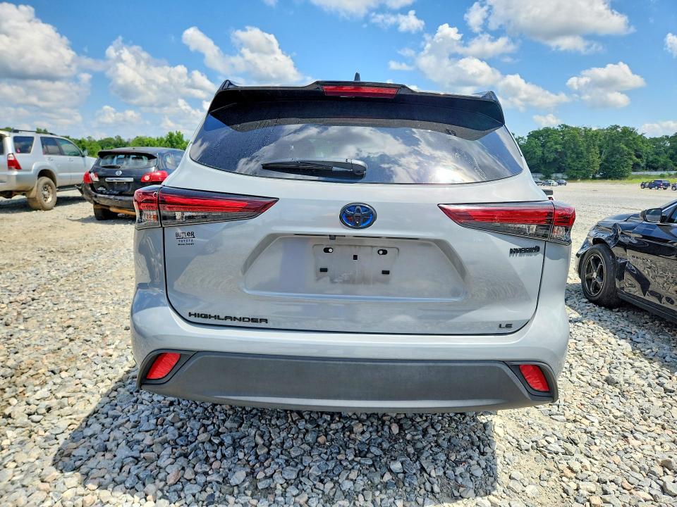 2024 Toyota Highlander VIN 5TDKARAH0RS536925 COPART salvage auction — FRONT END, Ga - Cert Of Title-Salvage, sold $17,100 on 2026-07-02 (photo 6)