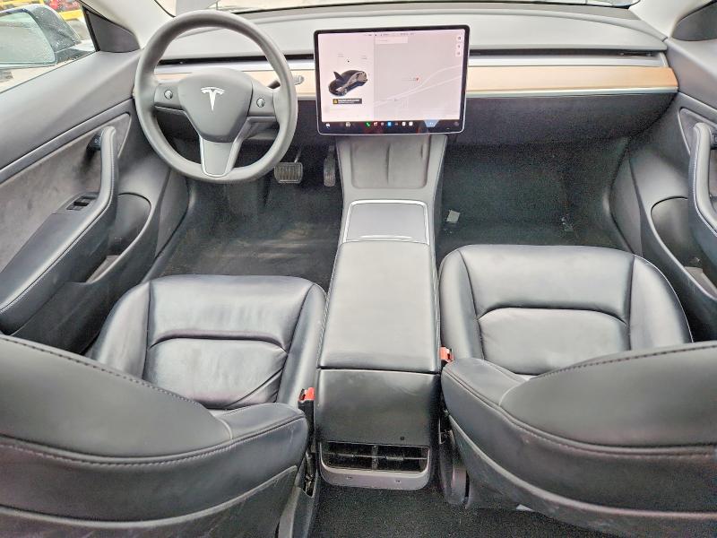 2021 Tesla Model 3 VIN 5YJ3E1EA0MF907067 COPART salvage auction — HAIL, Mo - Salvage Certificate Of Title, sold $8,700 on 2026-08-03 (photo 8)