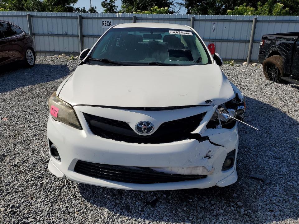 2012 Toyota Corolla VIN 5YFBU4EE4CP032811 COPART salvage auction — FRONT END, FL - CERT OF TITLE SLVG REBUILDABLE, sold $2,050 on 2026-07-31 (photo 5)