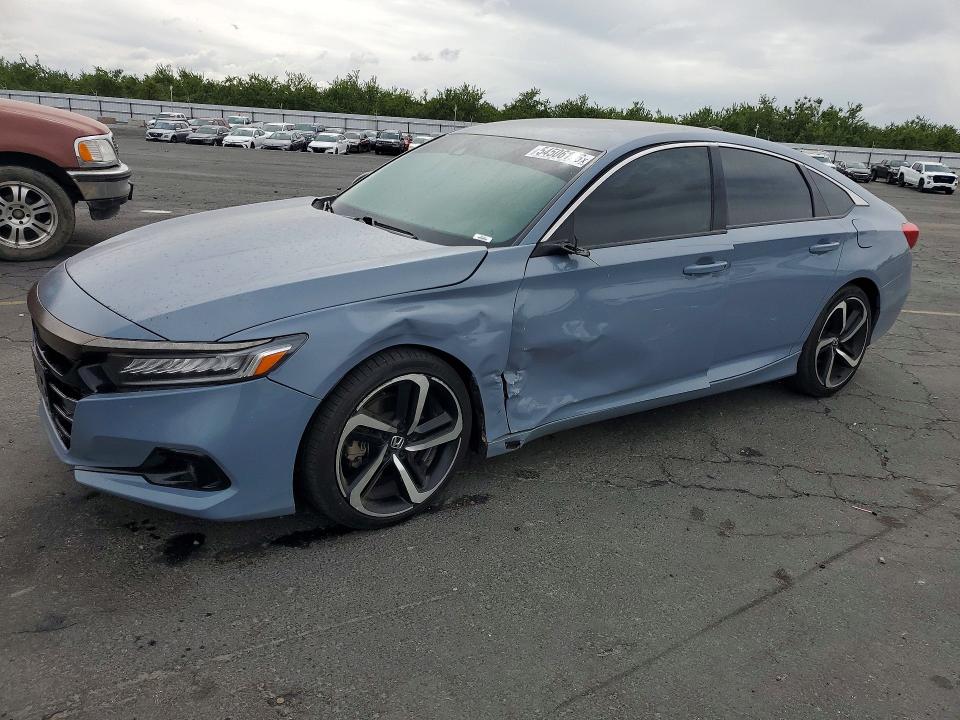 2022 Honda Accord VIN 1HGCV1F49NA042099 COPART salvage auction — SIDE, Ca - Salvage Certificate, sold $9,100 on 2026-07-02 (photo 1)