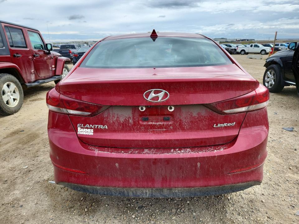 2017 Hyundai Elantra VIN KMHD84LF6HU104638 COPART salvage auction — SIDE, Ab - Bos - Salvage, sold $3,400 on 2026-07-02 (photo 6)
