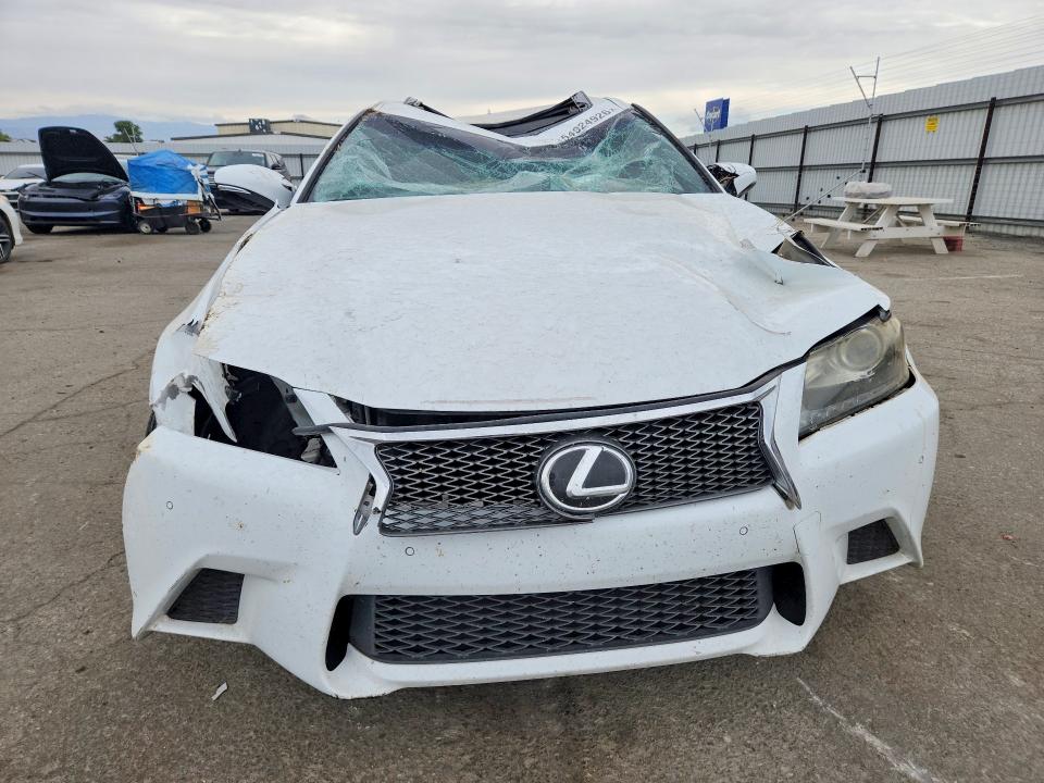 2014 Lexus Gs VIN JTHBE1BL7E5040950 COPART salvage auction — FRONT END, Ca - Salvage Certificate, sold $550 on 2026-07-06 (photo 5)