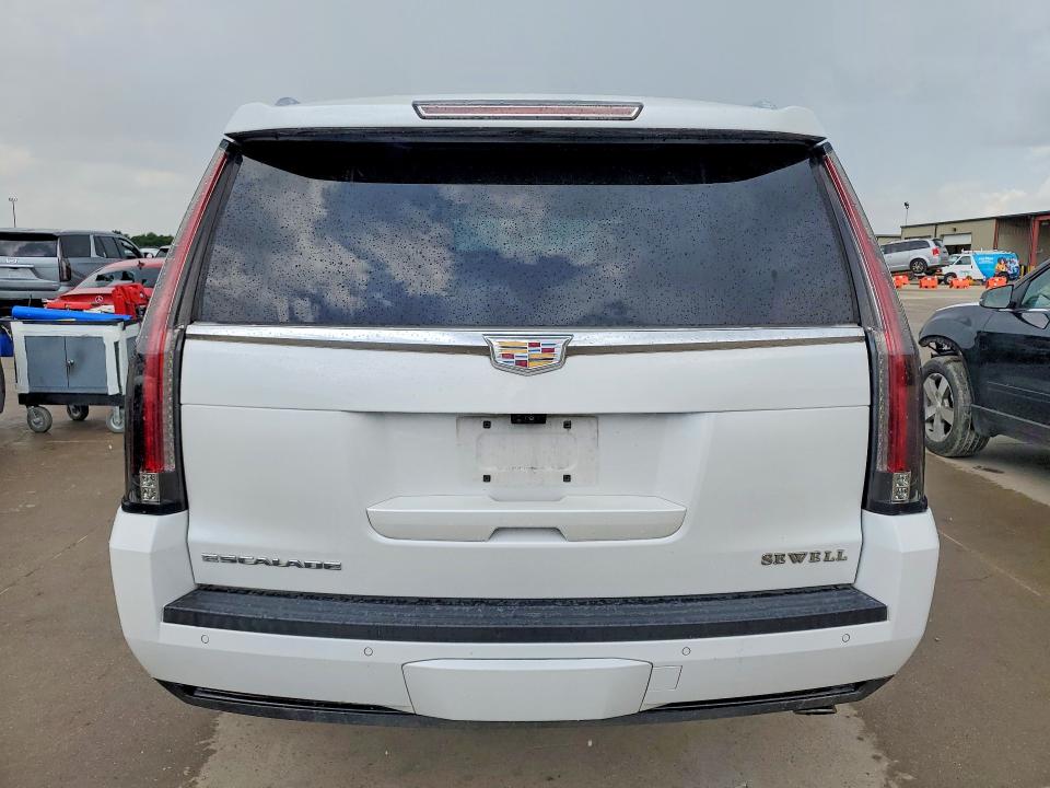 2018 Cadillac Escalade VIN 1GYS4CKJ1JR330693 COPART salvage auction — HAIL, Tx - Certificate Of Title, sold $8,700 on 2026-08-27 (photo 6)