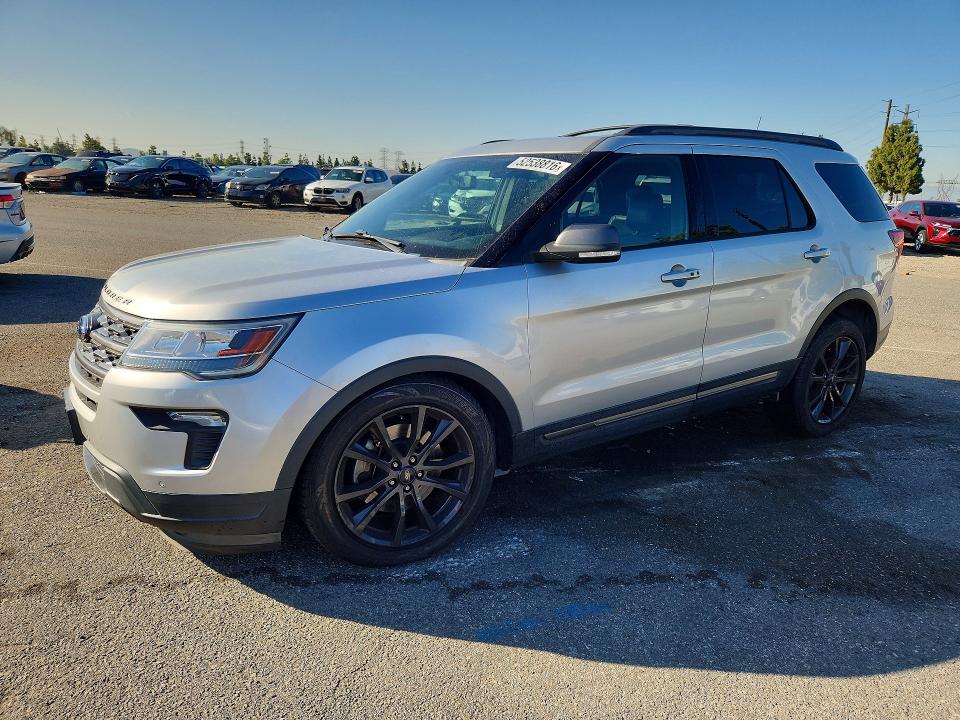 2018 Ford Explorer VIN 1FM5K7D8XJGA55925 COPART salvage auction — UNDERCARRIAGE, CA - SALVAGE CERTIFICATE, sold $925 on 2026-07-30 (photo 1)