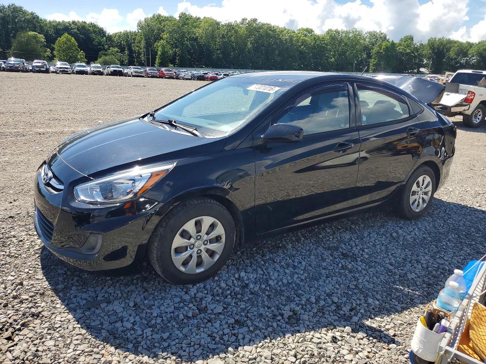 2016 Hyundai Accent VIN KMHCT4AE6GU134791 COPART salvage auction — REAR END, Ar - Cert Of Title-Salvage, sold $1,500 on 2026-07-15 (photo 1)
