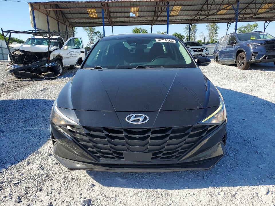2021 Hyundai Elantra VIN KMHLS4AG0MU189141 COPART salvage auction — REAR END, Ga - Cert Of Title-Salvage, sold $2,450 on 2026-07-23 (photo 5)