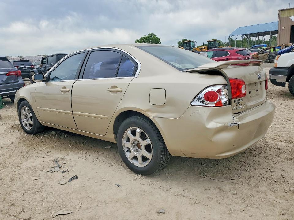2008 Kia Optima VIN KNAGE123285269044 COPART salvage auction — REAR END, Ks - Cert Of Title-Salvage, sold $525 on 2026-07-07 (photo 2)
