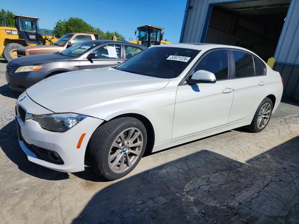 2016 BMW 3er VIN WBA8E5G58GNU19274 COPART salvage auction — FRONT END, MD - CERT OF SALVAGE > 75% DAMAGE, sold $1,050 on 2026-07-24 (photo 1)