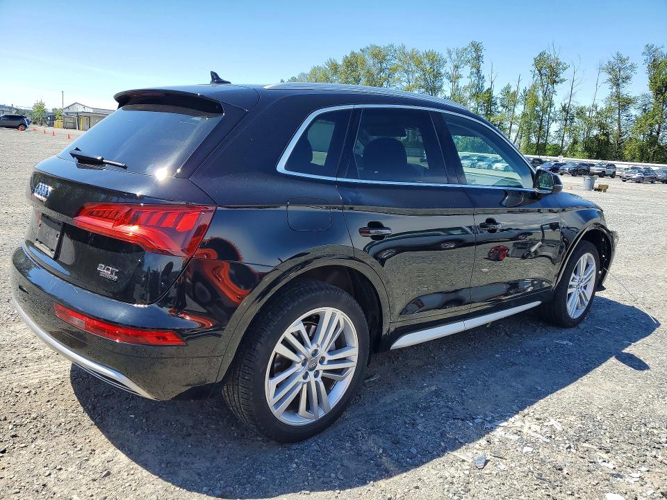 2018 Audi Q5 VIN WA1CNAFY1J2067739 COPART salvage auction — FRONT END, Wa - Bill Of Sale, sold $2,700 on 2026-07-27 (photo 3)