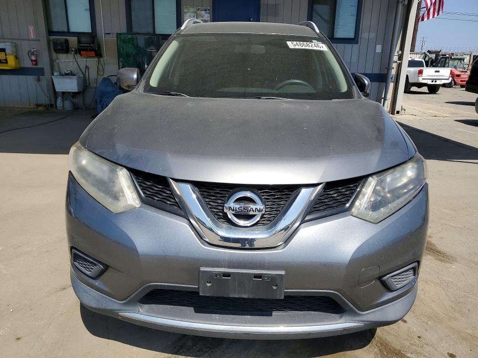 2016 Nissan Rogue VIN JN8AT2MT3GW002526 COPART salvage auction — FRONT END, Ca - Salvage Certificate, sold $1,350 on 2026-07-16 (photo 5)