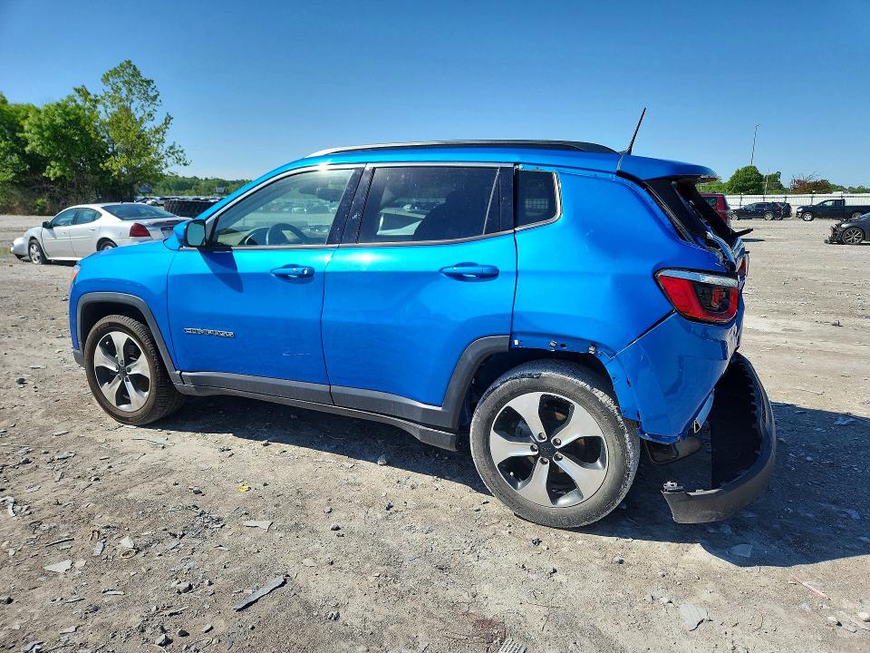 2019 Jeep Compass VIN 3C4NJCBB7KT778062 COPART salvage auction — REAR END, Wv - Salvage Certificate, sold $2,700 on 2026-08-03 (photo 2)