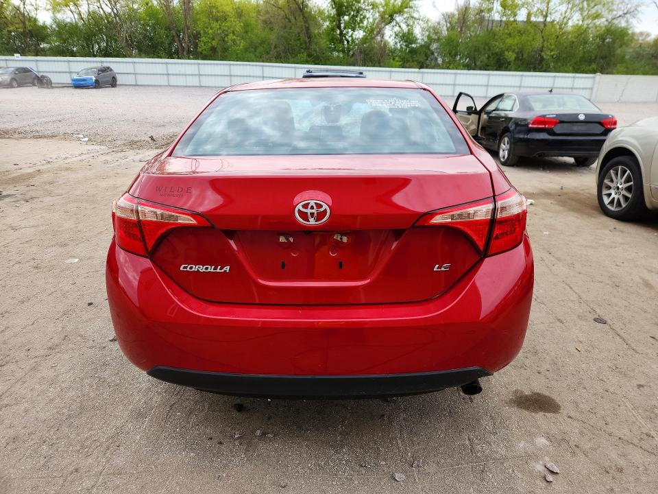2017 Toyota Corolla VIN 5YFBURHE7HP637406 COPART salvage auction — ROLLOVER, Wi - Junked Vehicle Bill Of Sale, sold $975 on 2026-07-13 (photo 6)