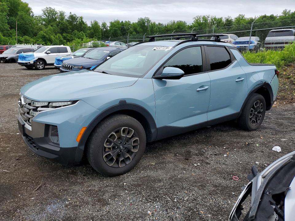 2022 Hyundai Santa cruz VIN 5NTJDDAF4NH021545 COPART salvage auction — REAR END, Md - Cert Of Salvage > 75% Damage, sold $2,650 on 2026-07-28 (photo 1)