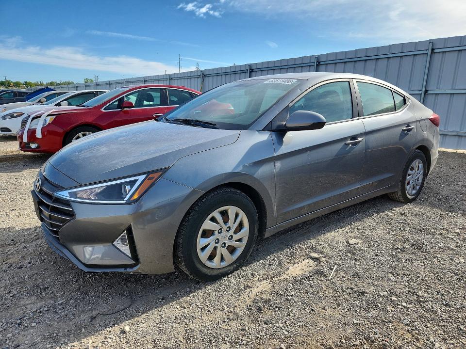 2019 Hyundai Elantra VIN KMHD74LFXKU753353 COPART salvage auction — HAIL, Ia - Cert Of Title-Salvage Title, sold $3,100 on 2026-07-15 (photo 1)