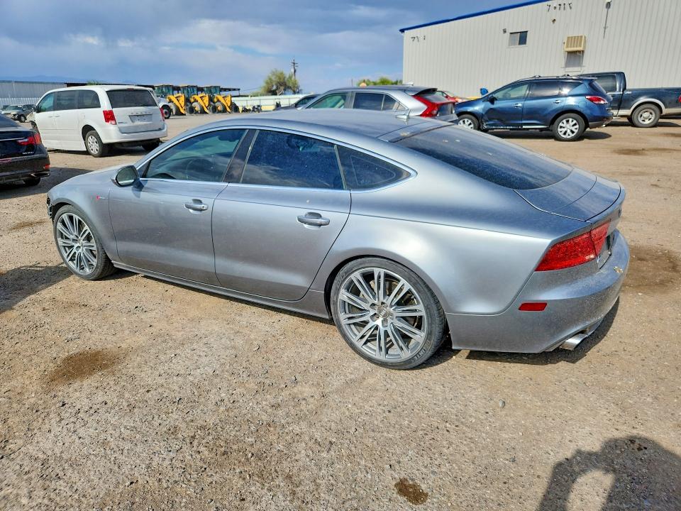 2014 Audi A7 VIN WAUWGAFC1EN072037 COPART salvage auction — MECHANICAL, Az - Cert Of Title - Salvage, sold $750 on 2026-07-06 (photo 2)