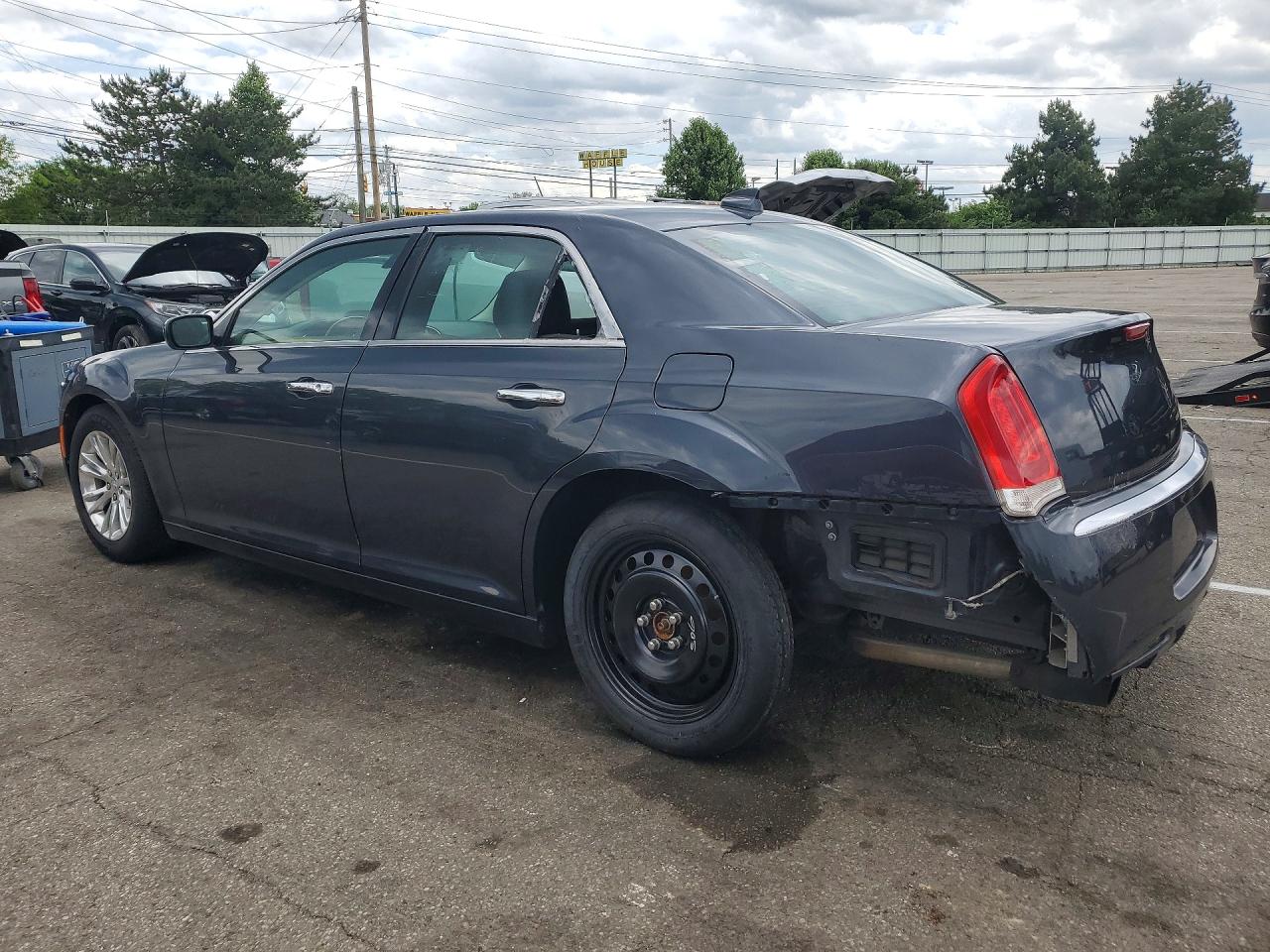 2017 Chrysler 300 VIN 2C3CCAEG1HH552117 COPART salvage auction — Rear End, OH - CERTIFICATE OF TITLE, sold $1,550 on 2026-09-16 (photo 2)