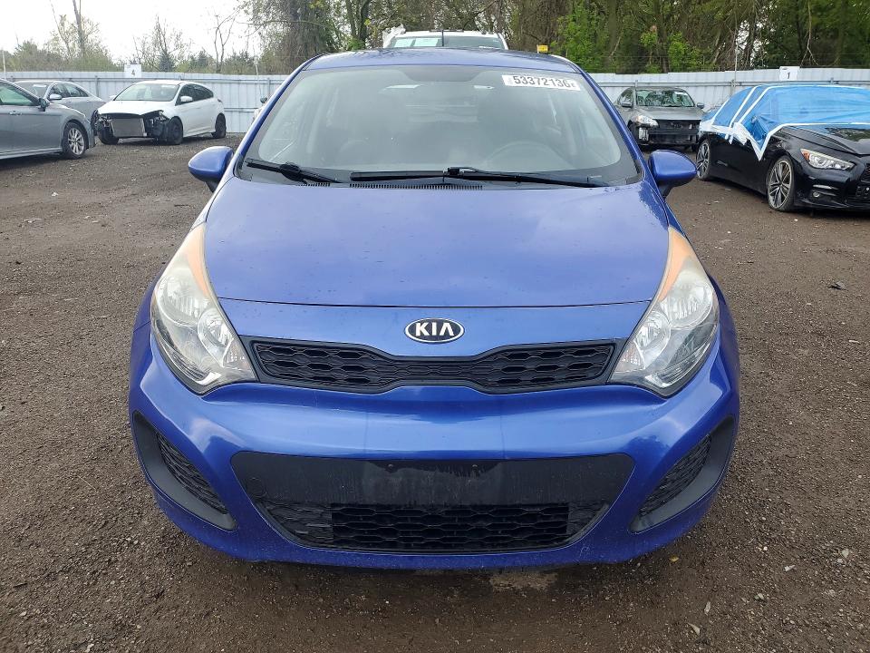 2014 Kia Rio VIN KNADM5A30E6954969 COPART salvage auction — SIDE, On - Permit Salvage, sold $800 on 2026-07-14 (photo 5)