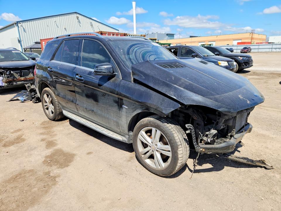 2012 Mercedes-benz Ml-class VIN 4JGDA2EB0CA037628 COPART salvage auction — FRONT END, On - Permit Salvage, sold $1,950 on 2026-07-09 (photo 4)