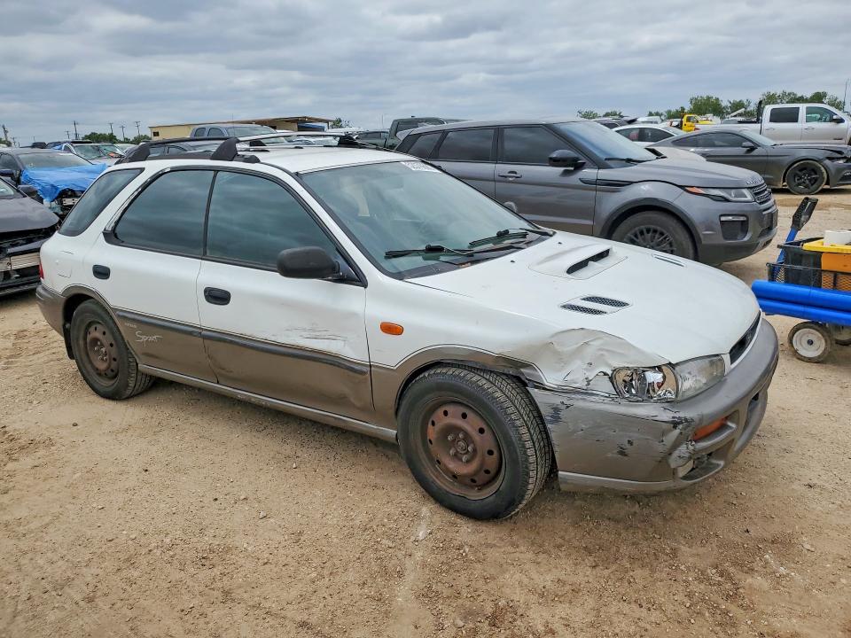 1998 Subaru Impreza VIN JF1GF4851WH813478 COPART salvage auction — FRONT END, Tx - Salvage Vehicle Title, sold $200 on 2026-07-06 (photo 4)