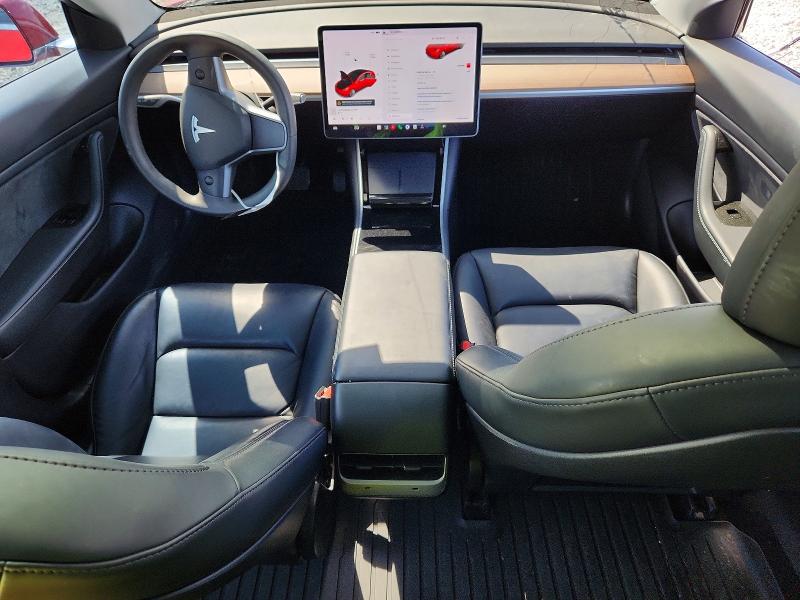 2020 Tesla Model 3 VIN 5YJ3E1EB1LF801282 COPART salvage auction — FRONT END, Co - Public - Salvage Title, sold $4,600 on 2026-07-16 (photo 8)