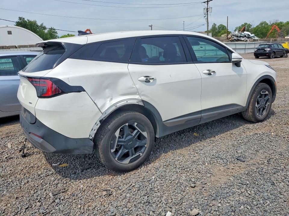 2026 Kia Sportage VIN KNDPUDDG3T7301245 COPART salvage auction — REAR END, Nj - Cert Of Title-Salvage, sold $6,500 on 2026-07-28 (photo 3)