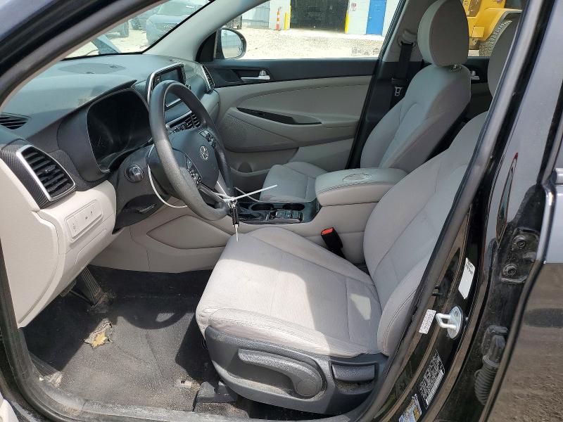 2019 Hyundai VIN KM8J23A49KU885887 COPART salvage auction — HAIL, Ia - Cert Of Title-Salvage Title, sold $1,900 on 2026-07-22 (photo 7)