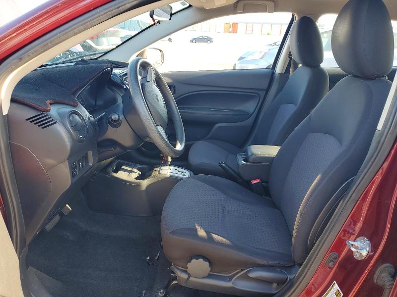 2019 Mitsubishi Mirage VIN ML32A3HJ4KH013717 COPART salvage auction — FRONT END, Ca - Salvage Certificate, sold $1,400 on 2026-07-02 (photo 7)