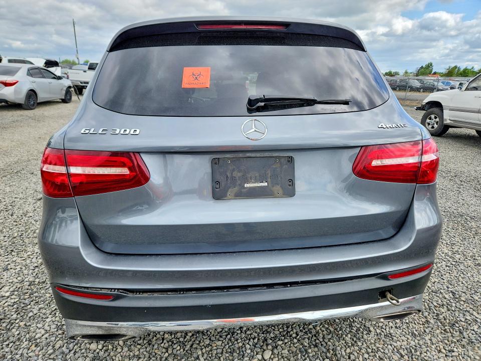 2018 Mercedes-benz Glc VIN WDC0G4KB5JV015366 COPART salvage auction — FRONT END, Or - Salvage Title Certificate, sold $3,650 on 2026-08-18 (photo 6)