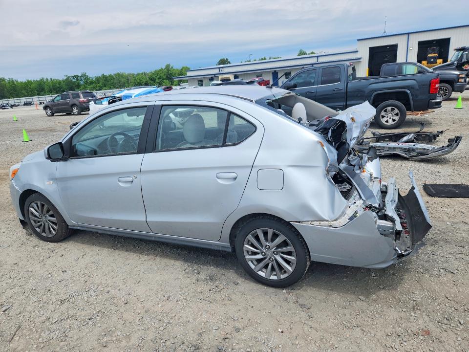 2018 Mitsubishi Mirage VIN ML32F3FJ1KHF18833 COPART salvage auction — REAR END, Nc - Salvage Certificate Of Title, sold $1,050 on 2026-09-04 (photo 2)