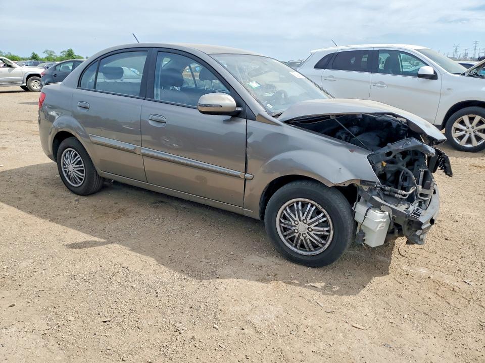 2011 Kia Rio VIN KNADH4A39B6868537 COPART salvage auction — FRONT END, Il - Salvage Certificate, sold $325 on 2026-07-21 (photo 4)