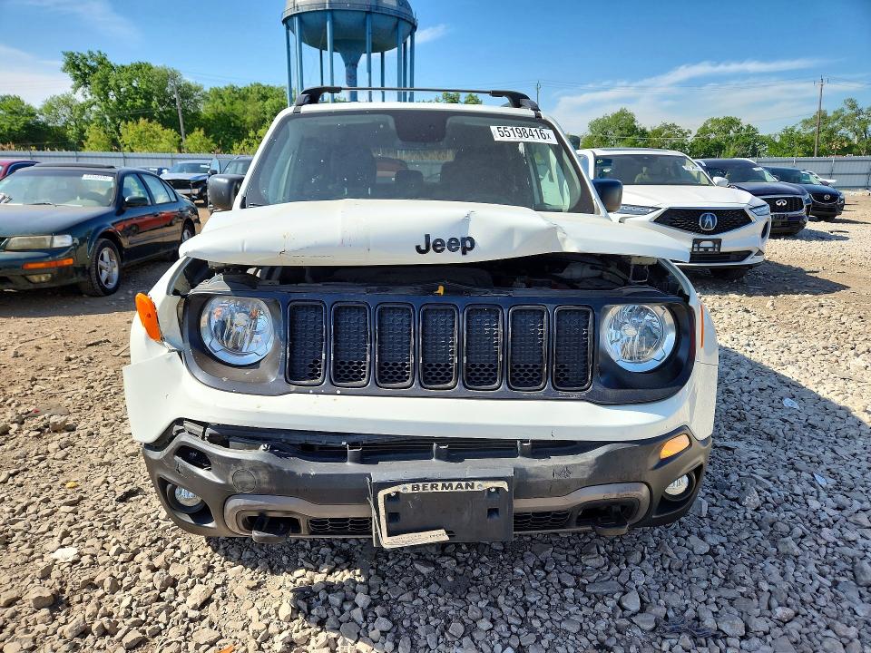 2019 Jeep Renegade VIN ZACNJBAB7KPK77723 COPART salvage auction — FRONT END, Il - Salvage Certificate, sold $1,850 on 2026-07-29 (photo 5)