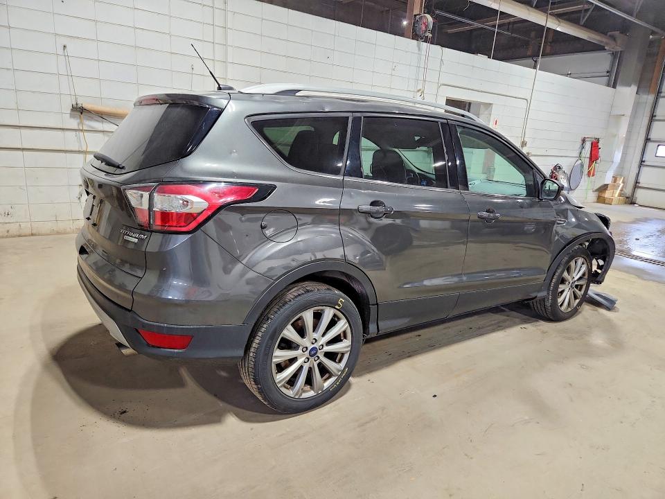 2017 Ford Escape VIN 1FMCU0J91HUB56742 COPART salvage auction — FRONT END, Mn - Cert Of Title-Prior Salvage, sold $1,550 on 2026-07-02 (photo 3)