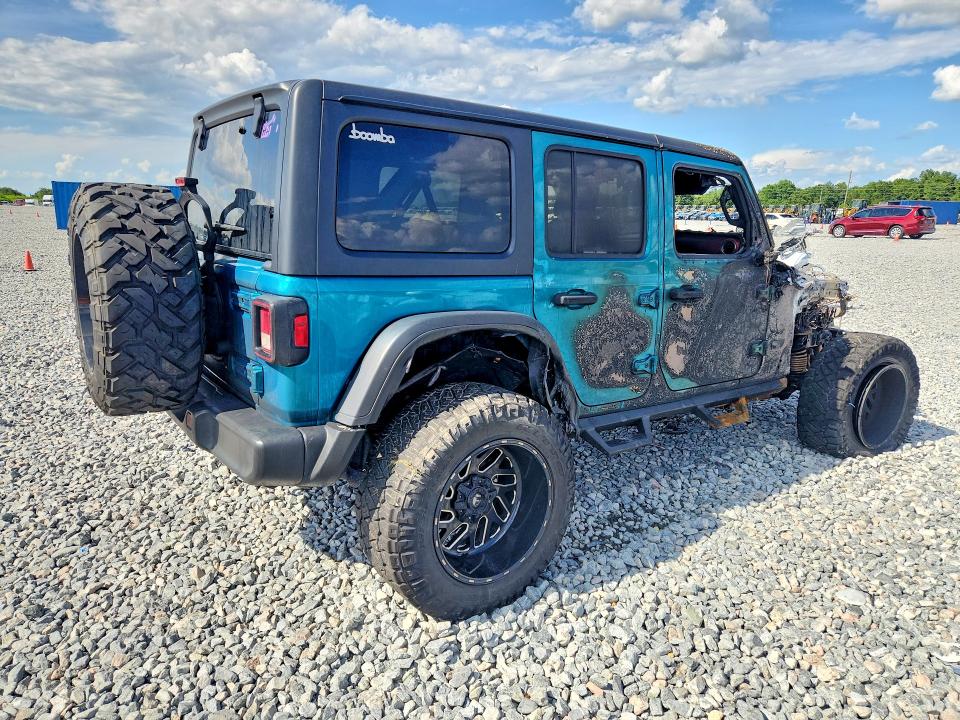 2020 Jeep Wrangler unlimited VIN 1C4HJXFNXLW351298 COPART salvage auction — BURN, Fl - Cert Of Title Slvg Rebuildable, sold $1,900 on 2026-07-02 (photo 3)