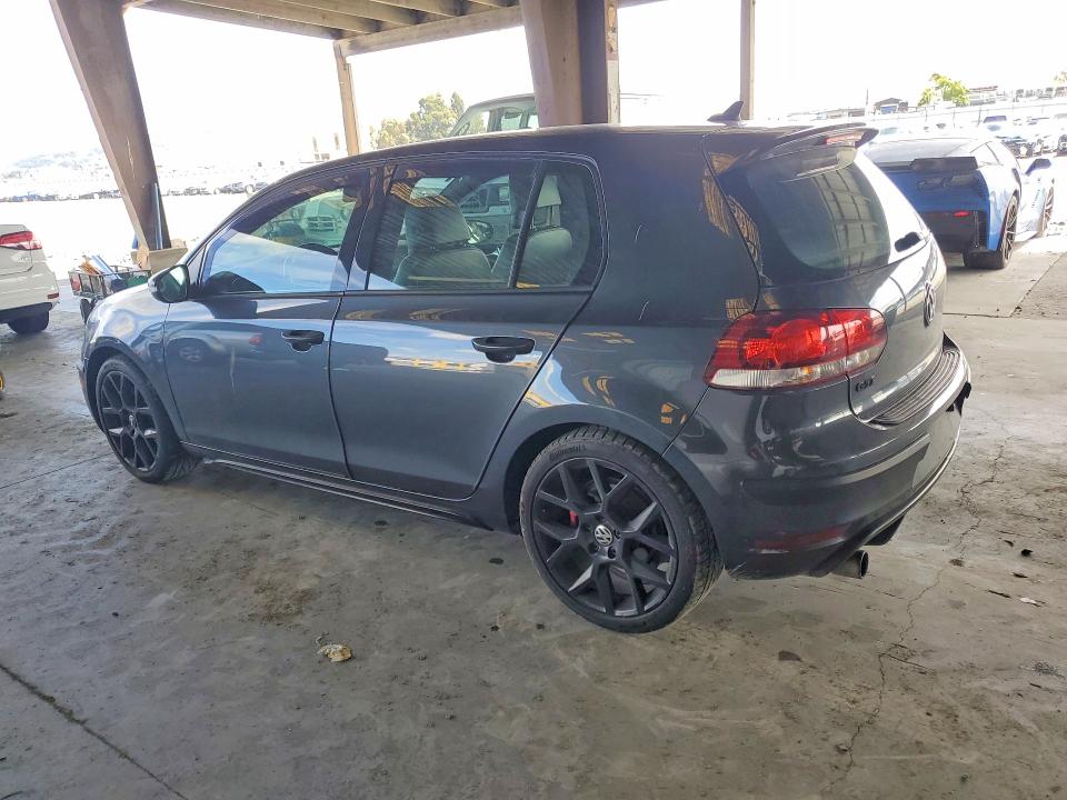 2013 Volkswagen Gti VIN WVWHD7AJ5DW132813 COPART salvage auction — REAR END, Ca - Salvage Certificate, sold $2,650 on 2026-08-10 (photo 2)
