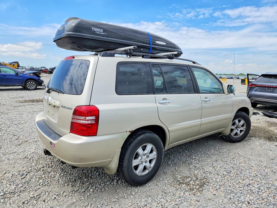 2002 Toyota Highlander VIN JTEHF21A420069650 COPART salvage auction — MECHANICAL, Co - Bill Of Sale-Parts Only, sold $500 on 2026-07-02 (photo 3)
