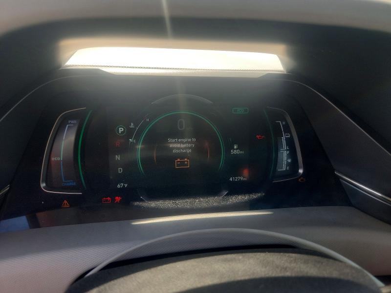 2020 Hyundai Ioniq VIN KMHC85LC9LU209724 COPART salvage auction — FRONT END, Id - Salvage Certificate Of Title, sold $125 on 2026-07-28 (photo 9)