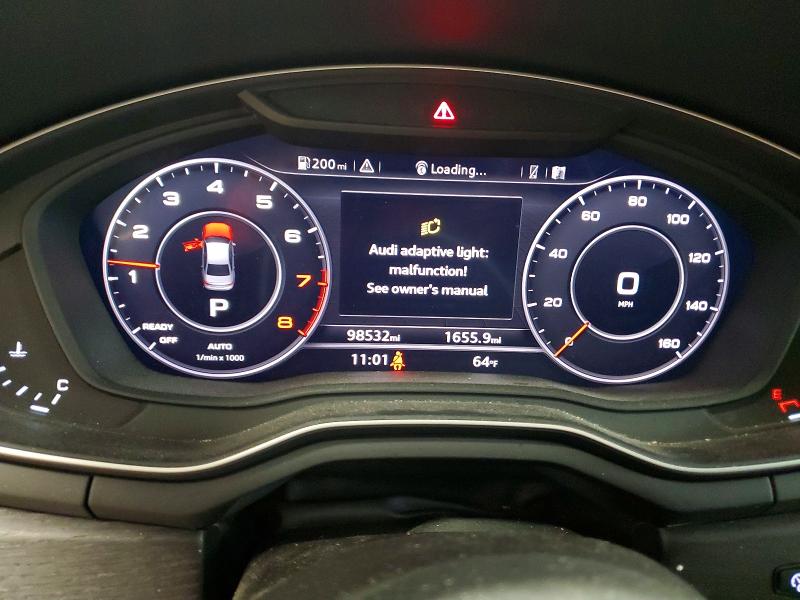 2018 Audi VIN WAUENAF46JA090951 COPART salvage auction — FRONT END, Mn - Cert Of Title-Salvage, sold $4,400 on 2026-07-16 (photo 9)