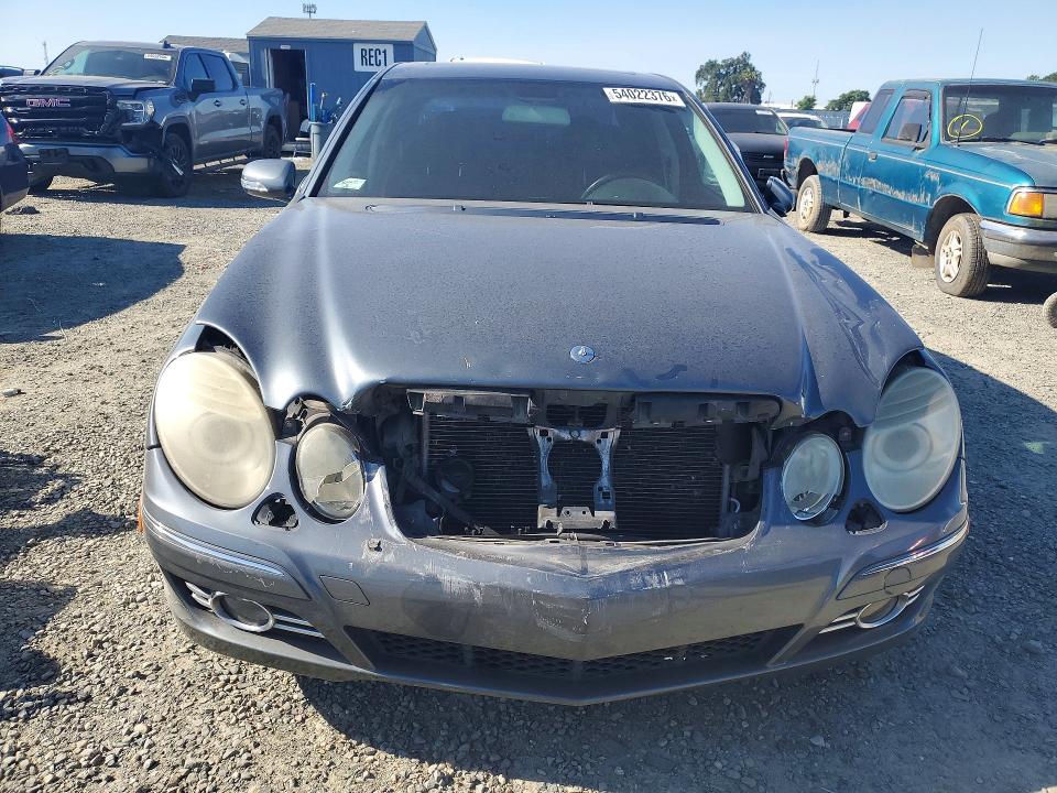 2008 Mercedes-benz E-class VIN WDBUF56XX8B307756 COPART salvage auction — FRONT END, Ca - Salvage Certificate, sold $625 on 2026-07-07 (photo 5)