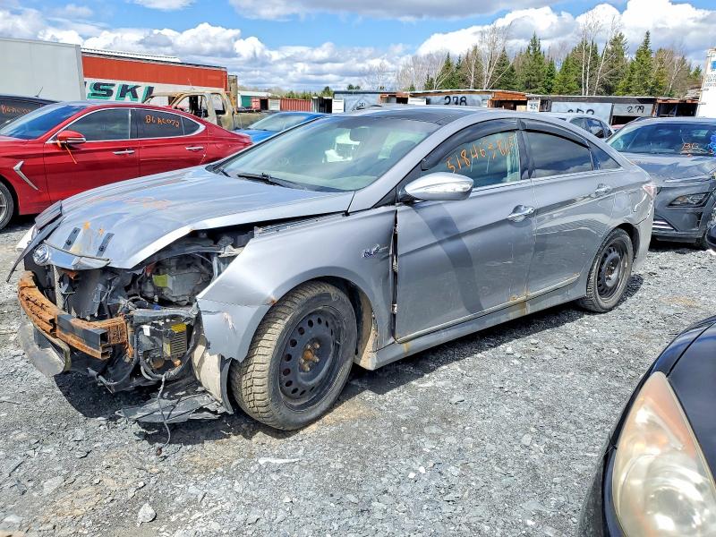 2014 Hyundai Sonata VIN KMHEC4A43EA118529 COPART salvage auction — FRONT END, Qc - Gravement Accidente, sold $200 on 2026-07-07 (photo 1)