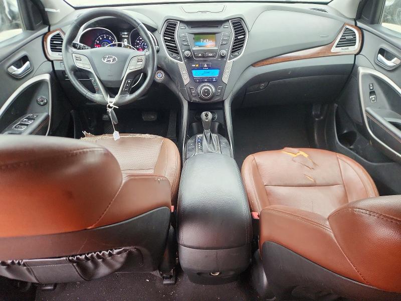 2015 Hyundai Santa fe VIN KM8SN4HF4FU105633 COPART salvage auction — REAR END, Tx - Salvage Vehicle Title, sold $225 on 2026-07-23 (photo 8)