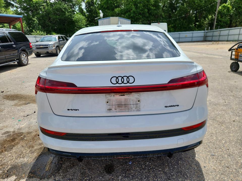 2022 Audi E-tron VIN WA12ABGE4NB009387 COPART salvage auction — FRONT END, Fl - Cert Of Title Slvg Rebuildable, sold $10,900 on 2026-07-24 (photo 6)